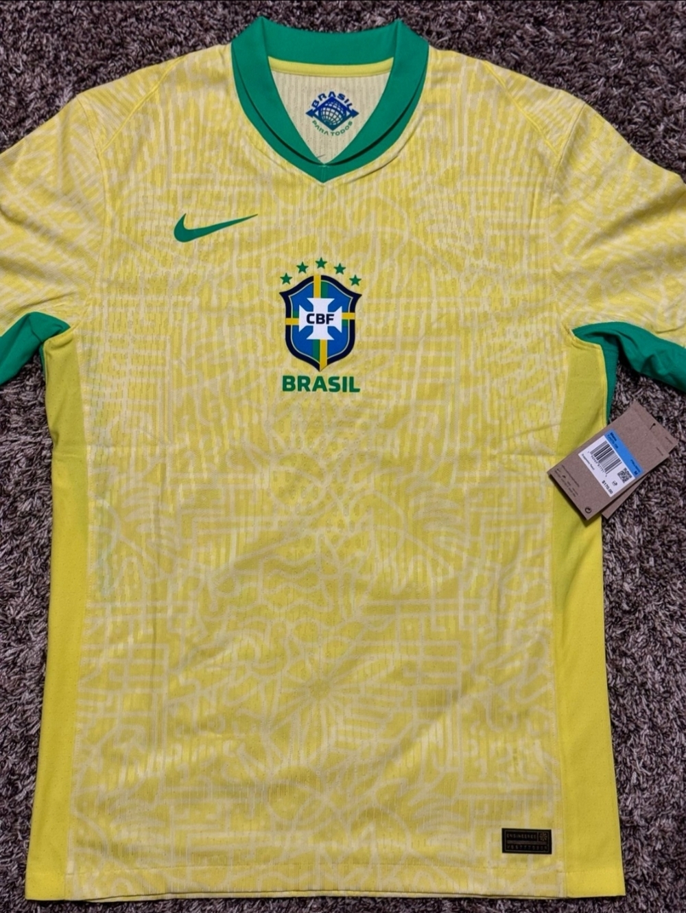 Nike Brazil 2024 Dri-FIT ADV Match SS Home Jersey